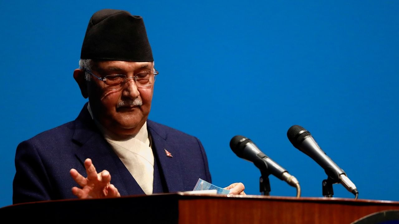 Prime Minister Oli is heading a minority government after losing a trust vote in the House. Credit: Reuters Photo