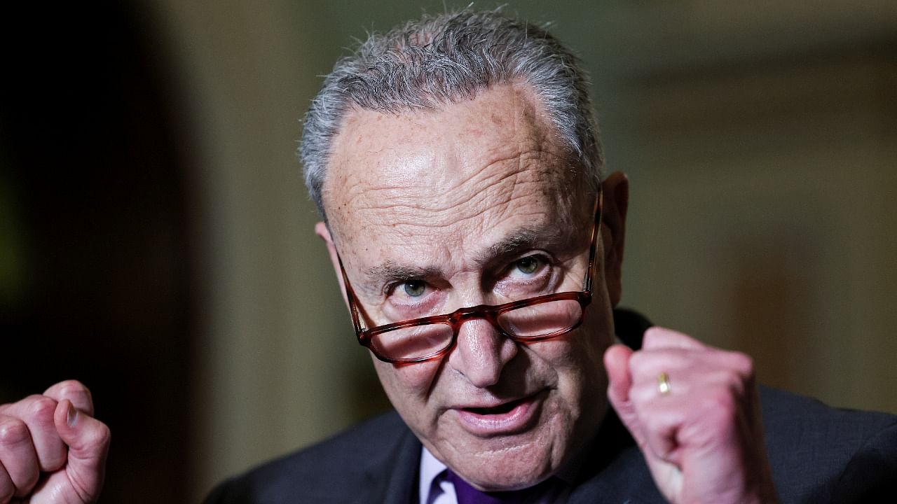 US Senate Majority Leader Chuck Schumer. Credit: Reuters file photo