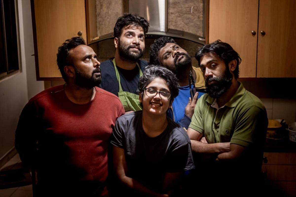 (Clockwise) Bhushan Bagadia, Kaushik Narayan, Rohan Chacko, Chetan Rao and Disha Gursahaney.