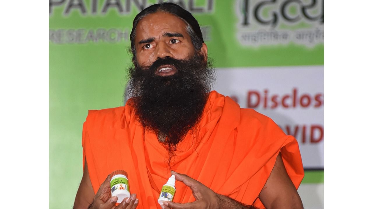 Yoga guru Ramdev. Credit: PTI Photo