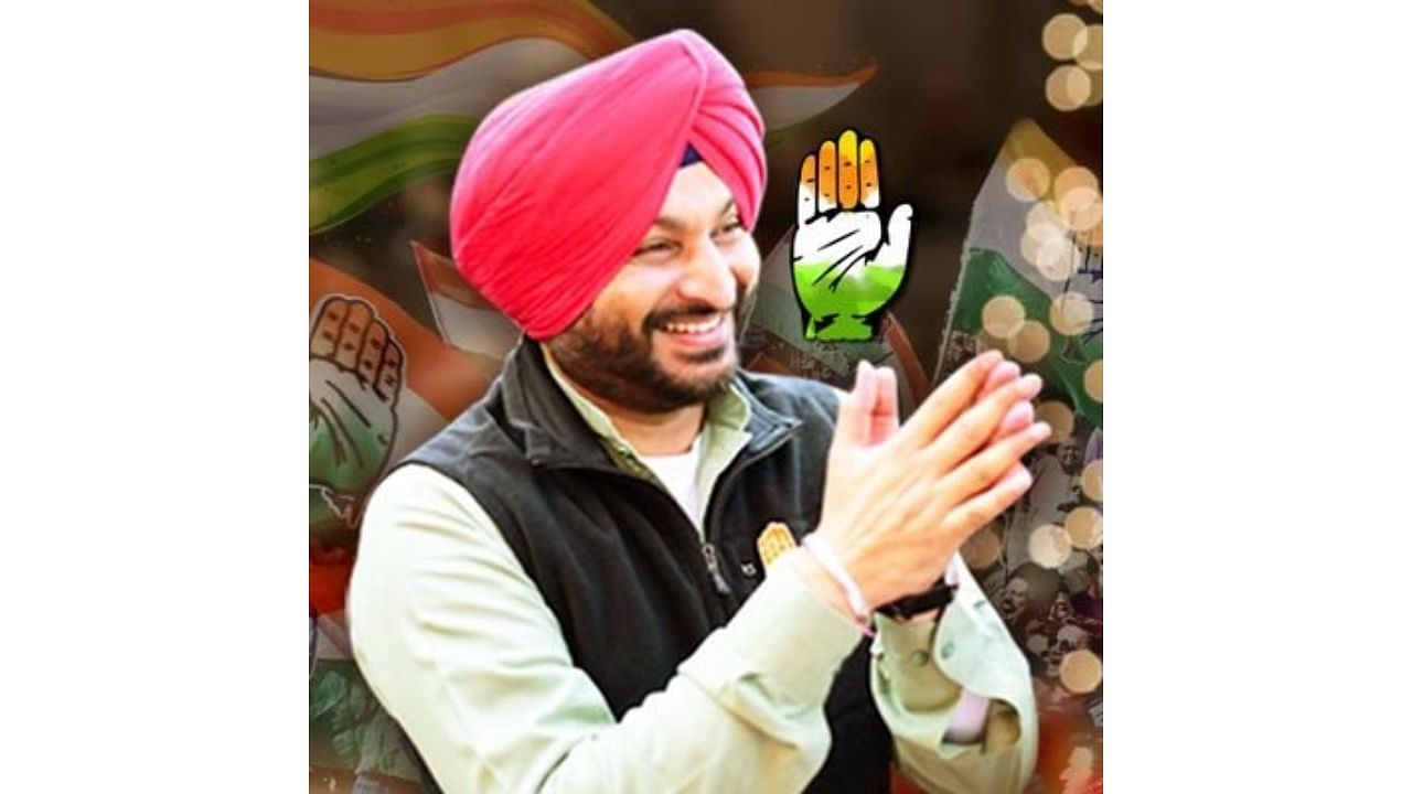 Congress MP Ravneet Singh Bittu. Credit: Twitter/@RavneetBittu