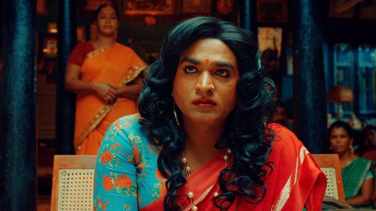 Vijay Sethupathi portrays a transgender person in ‘Super Deluxe’.