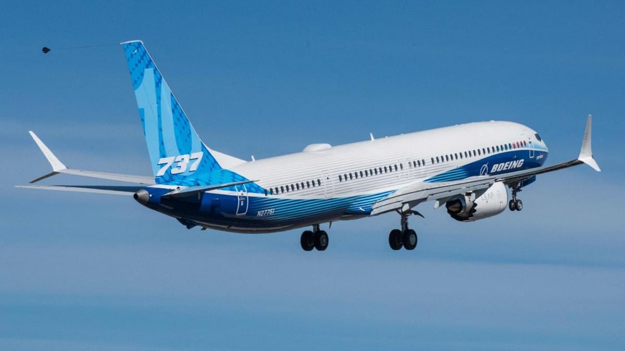 Boeing's 737-10, the largest airplane in the 737 MAX family, taking off for his successful first flight from Renton Field, Washington. Credit: AFP Photo