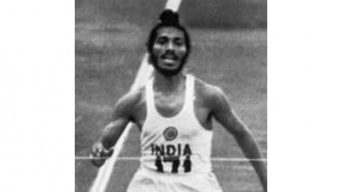 Track legend Milkha Singh. Credit: Athletics Federation of India