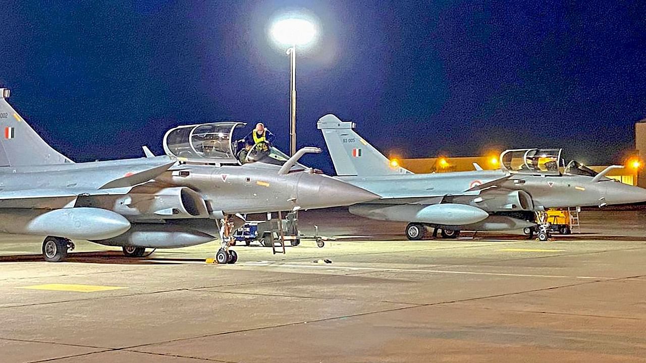 Defence Minister Rajnath Singh had in February said the country would have the entire fleet of the fighter aircraft by April 2022. Credit: PTI File Photo