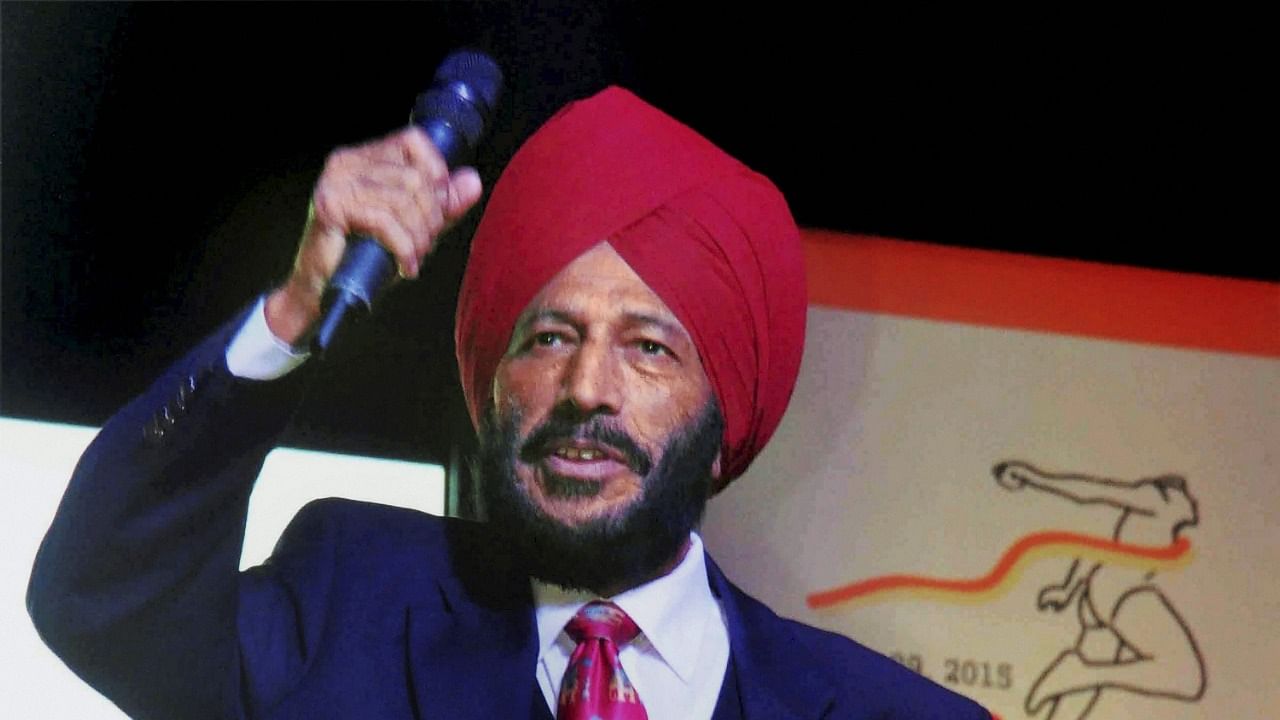 The late sprinter and Asiad gold medallist Milkha Singh. Credit: PTI File Photo
