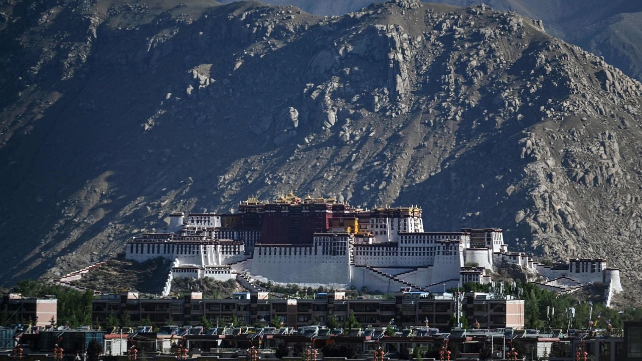 The number of visitors is limited to 5,000 per day at the Potala Palace, the former home of the Dalai Lamas. Credit: AFP Photo