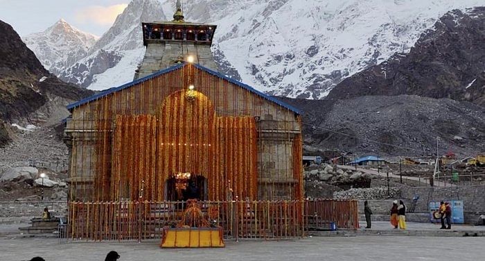 The Badrinath shrine is located in the Chamoli district of Uttarakhand, while the Kedarnath temple is in Rudraprayag district. Credit: PTI Photo