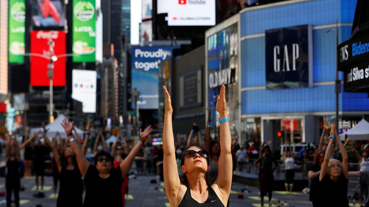 As the city opened up from Covid lockdown, people turned out in huge numbers for the day-long celebration. Credit: Reuters Photo