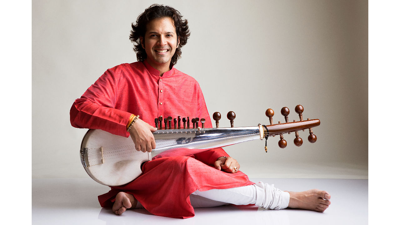 When sarod virtuoso Ayaan Ali Bangash is performing on stage, he feels supernaturally unreal. Credit: Suvo Das