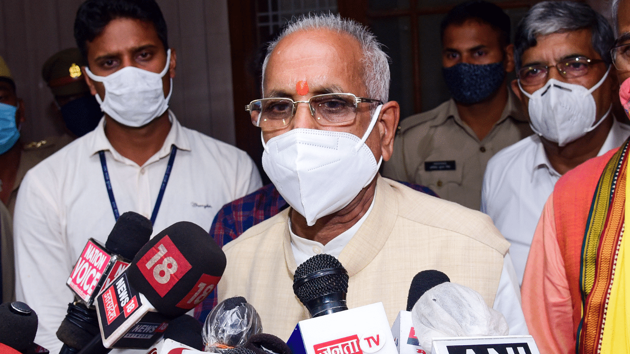 Shri Ram Janmabhoomi Teerth Kshetra trust’s general secretary Champat Rai. Credit: PTI Photo