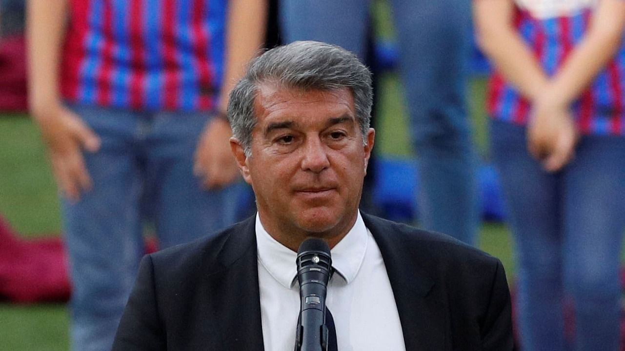 Joan Laporta. Credit: Reuters photo