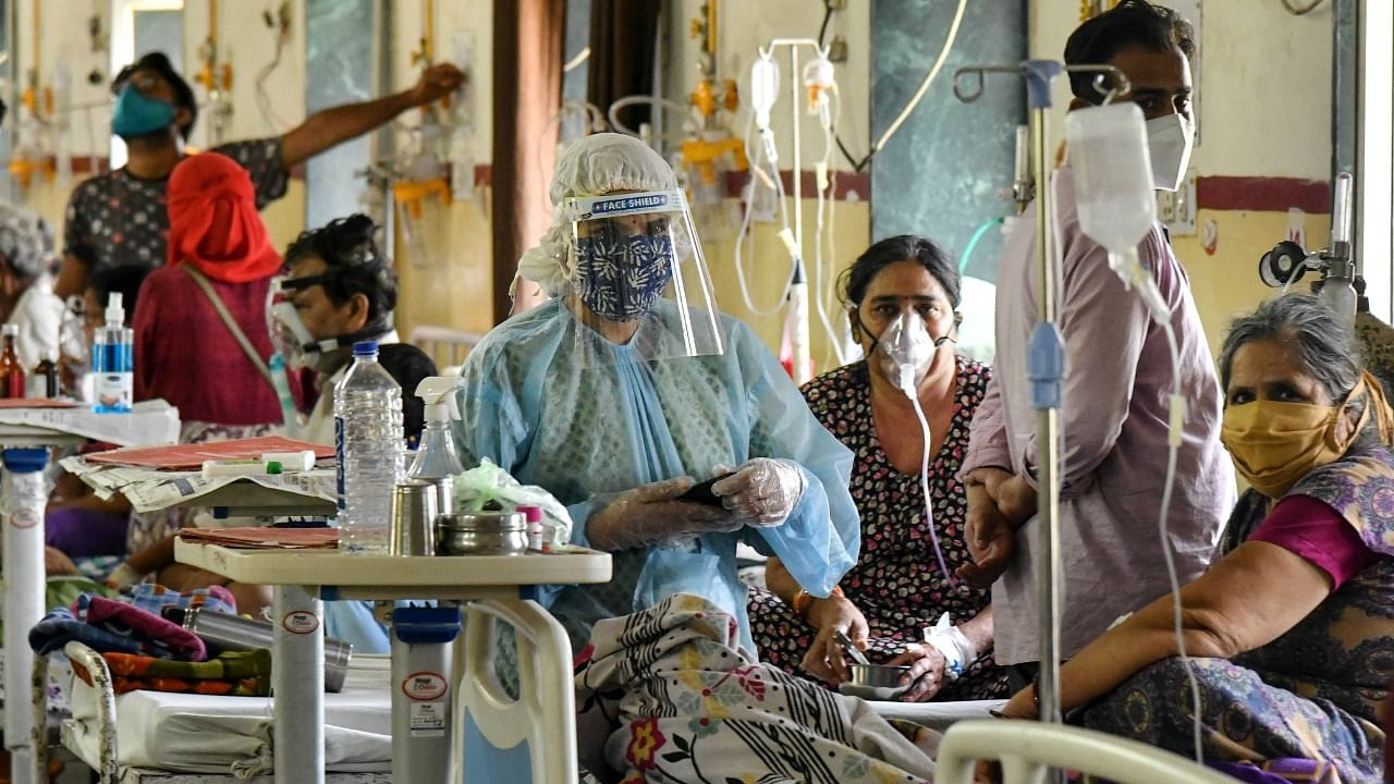 He said that about 200 ICU beds would be available soon in J K Lon Hospital that currently has 800 beds. Credit: PTI File Photo
