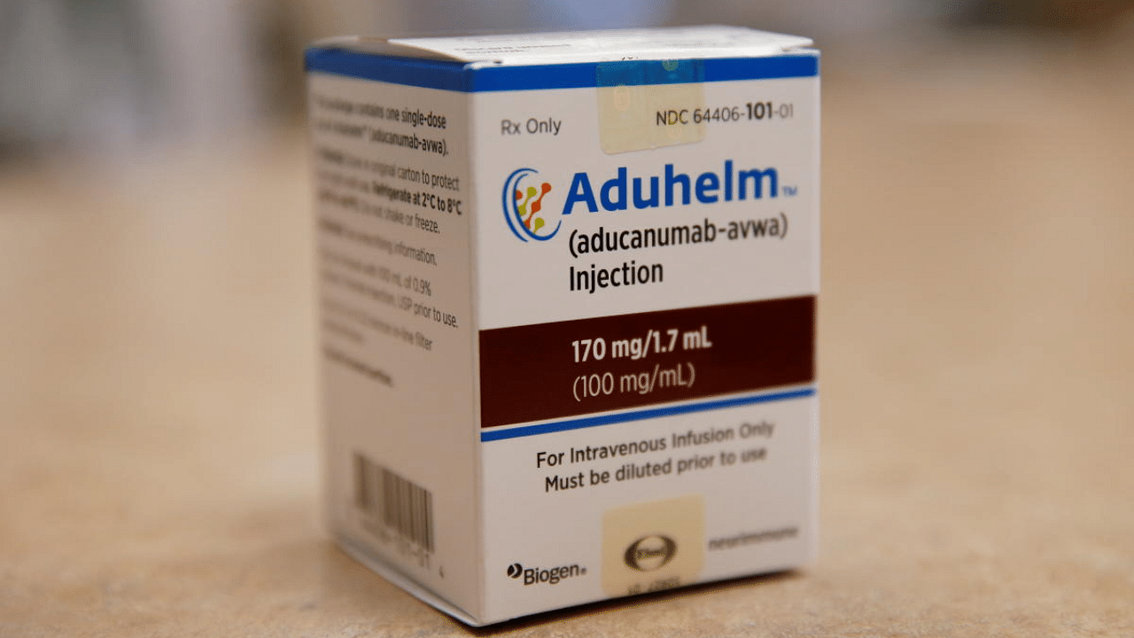 Aduhelm, Biogen's controversial recently approved drug for early Alzheimer's disease, is seen at Butler Hospital, one of the clinical research sites in Providence, Rhode Island. Credit: Reuters Photo