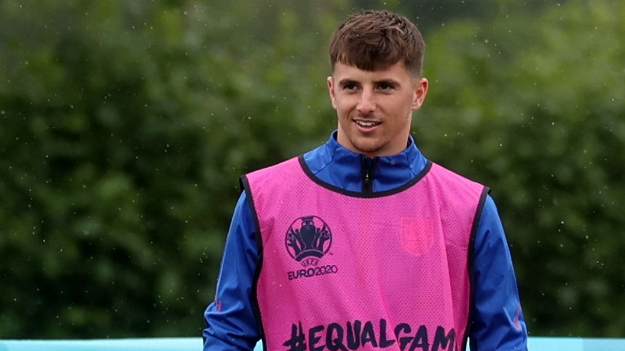 England's Mason Mount during at the Tottenham Hotspur Training Centre, London. Credit: Reuters photo