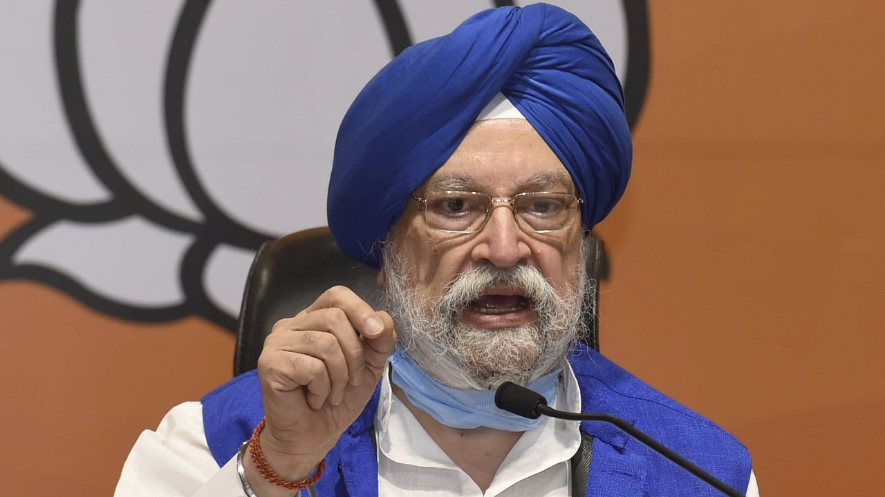 Union Minister of Housing and Urban Affairs Hardeep Singh Puri. Credit: PTI File Photo