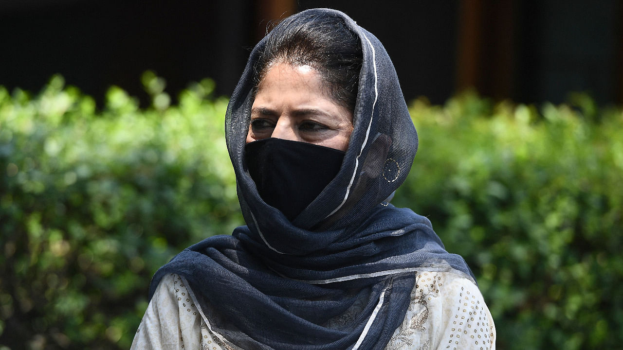 PDP chief Mehbooba Mufti. Credit: AFP Photo