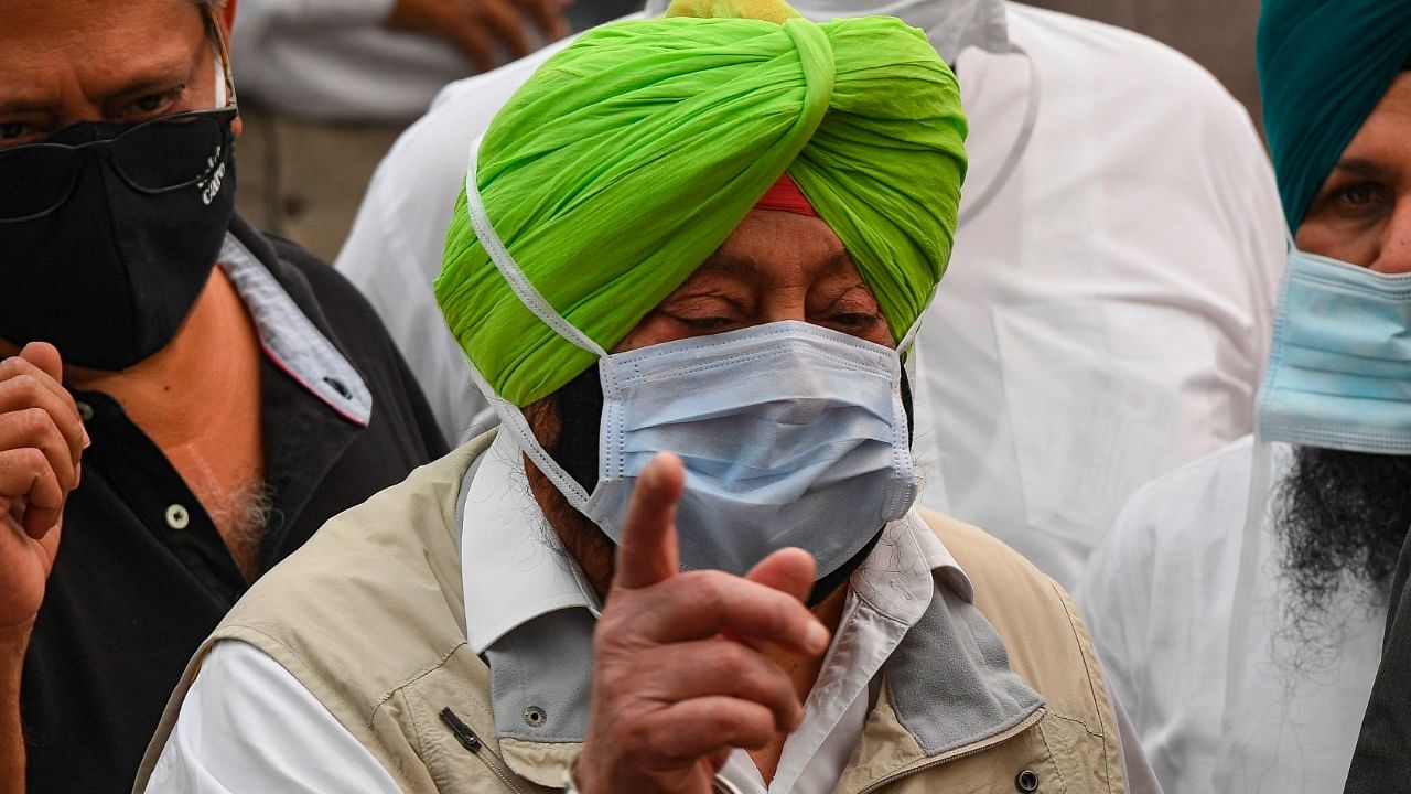 Punjab state chief minister Amarinder Singh. Credit: AFP Photo