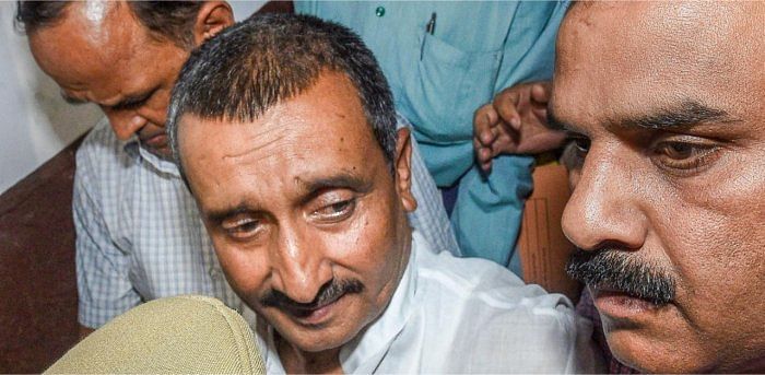 A Delhi court also convicted Kuldeep Senger over death of the rape survivor's father in police custody in Unnao. Credit: PTI