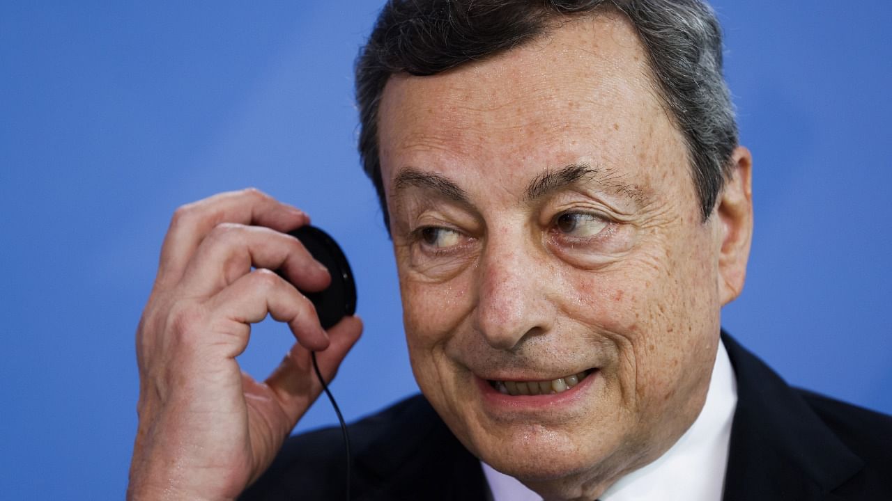 Italian Prime Minister Mario Draghi. Credit: Reuters File Photo