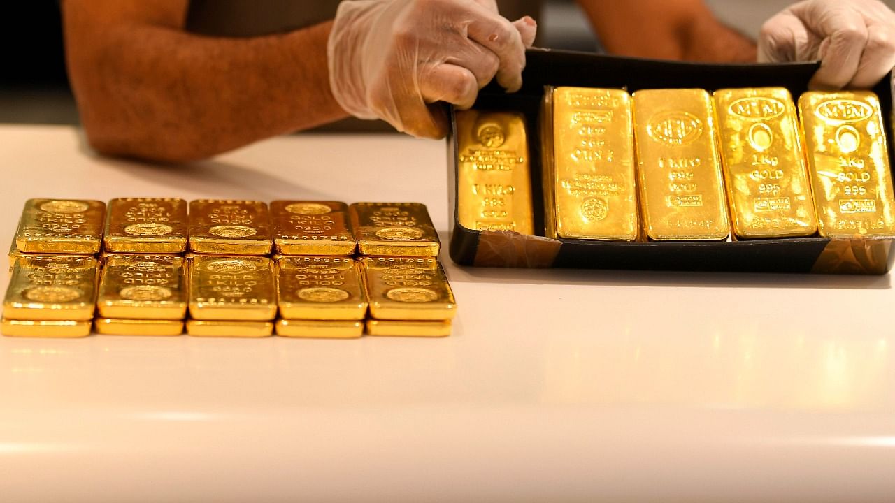 US gold futures eased 0.2% to $1,773.60 per ounce. Credit: AFP Photo