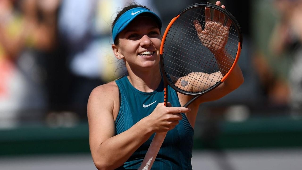 Romania's Simona Halep. Credit: AFP Photo