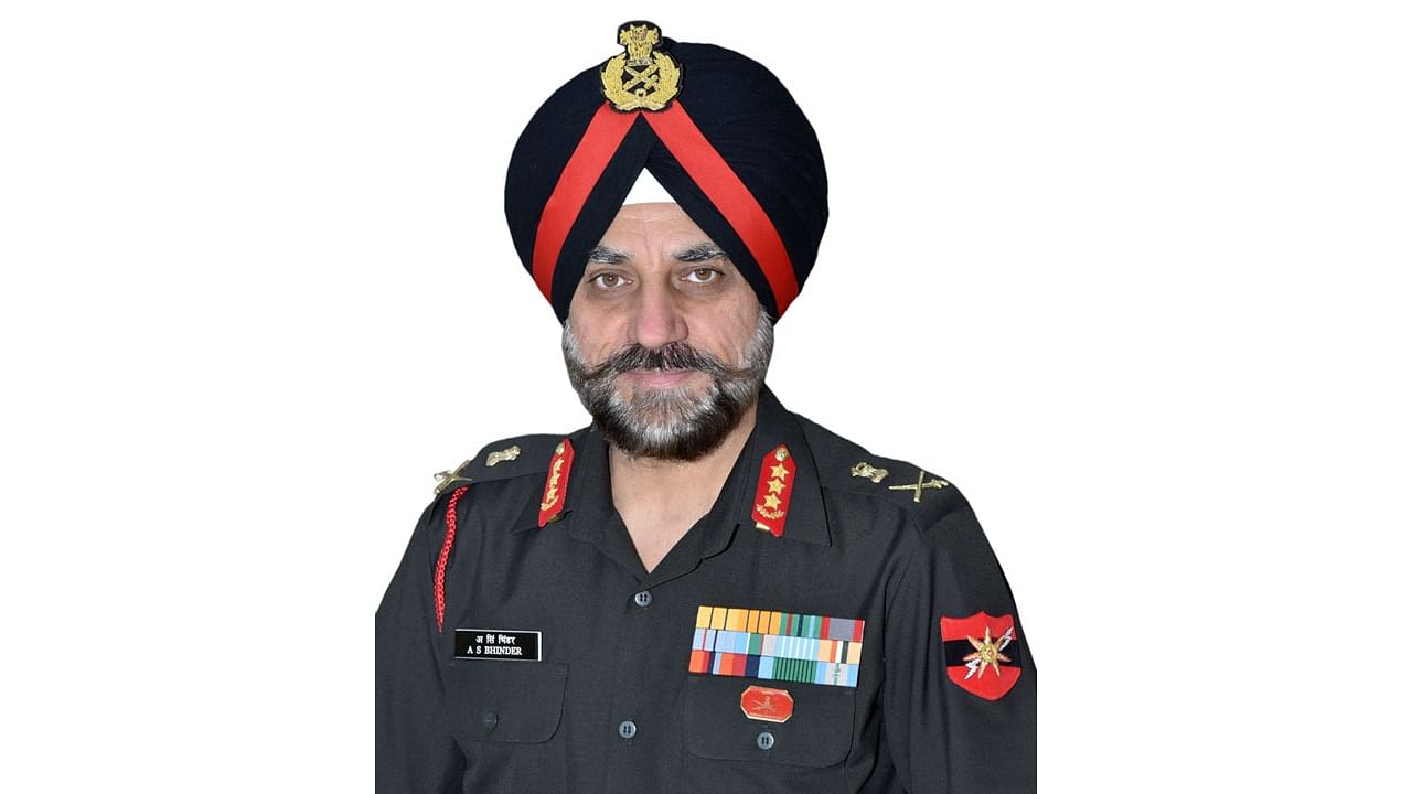 South Western Army Commander Lieutenant General AS Bhinder. Credit: indianarmy.nic.in