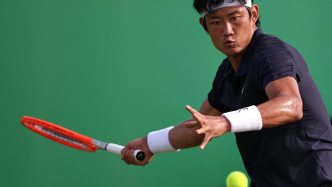 Shanghai native Zhang is the only Chinese man in the world top 250. Credit: Reuters photo