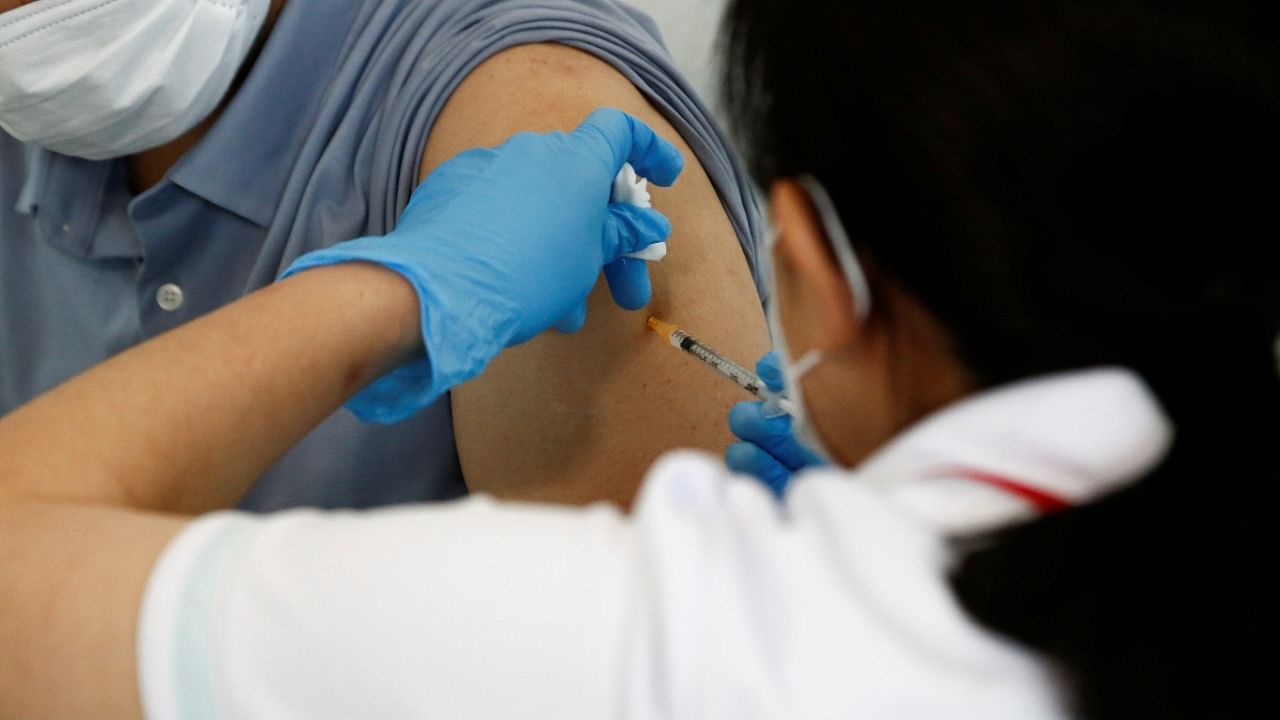 As of June 22, 19 per cent of its eligible population (16 years to 65+ years) had received at least one dose of the coronavirus vaccine. Credit: Reuters Photo