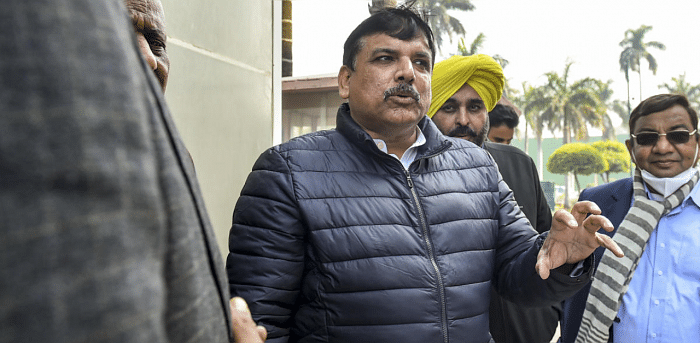 AAP MP Sanjay Singh. Credit: PTI Photo