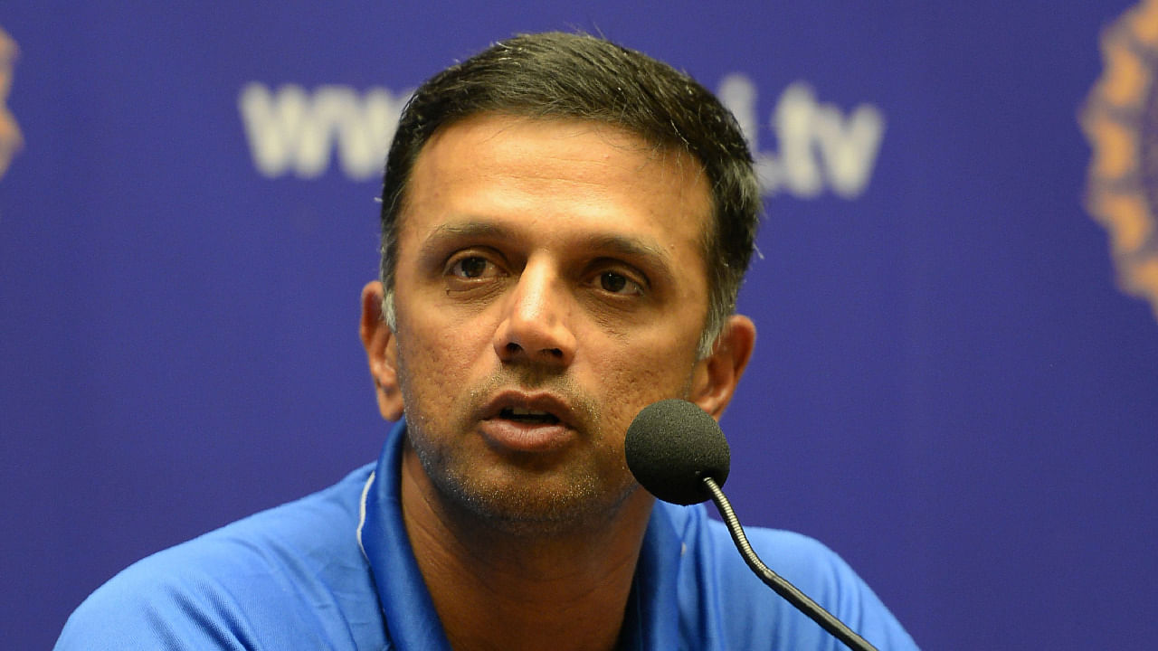 India head coach for Sri Lanka tour Rahul Dravid. Credit: Reuters Photo