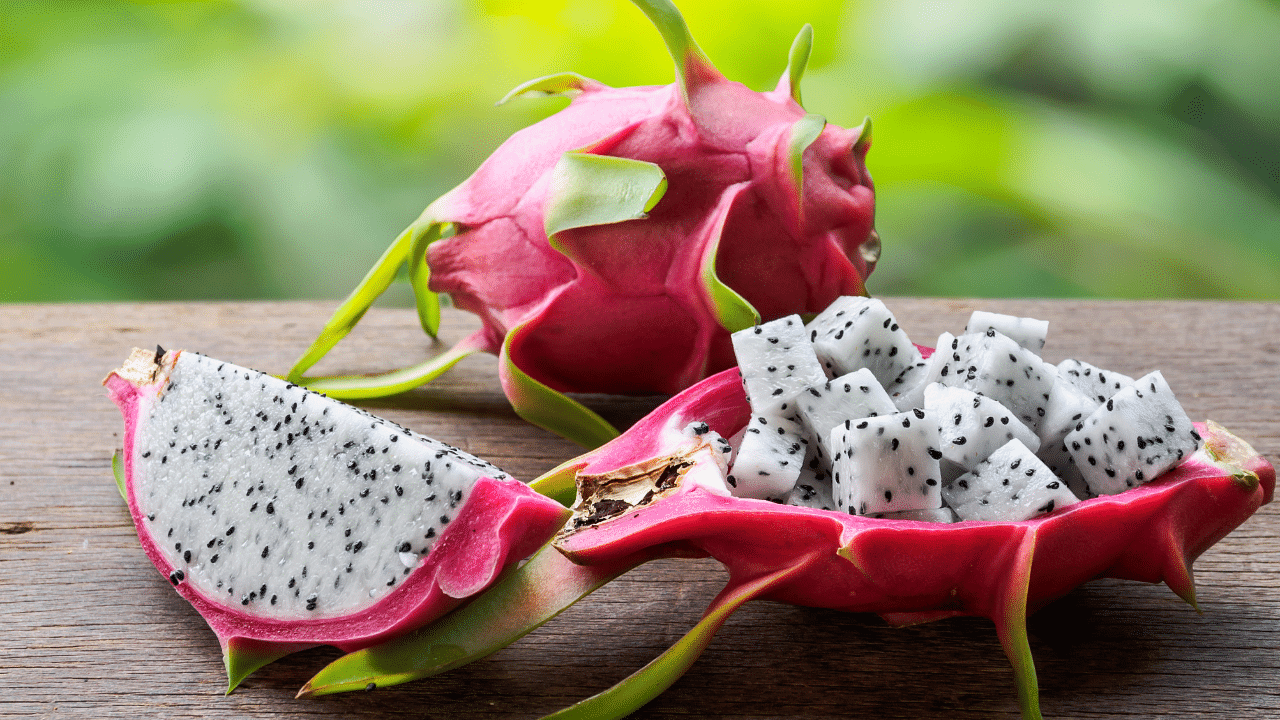 Dragon fruit contains fiber, vitamins, minerals, and antioxidants. Credit: Getty Images