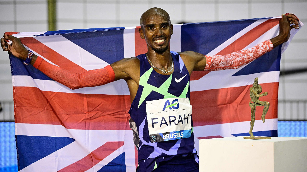 British marathon runner Mo Farah. Credit: AFP Photo