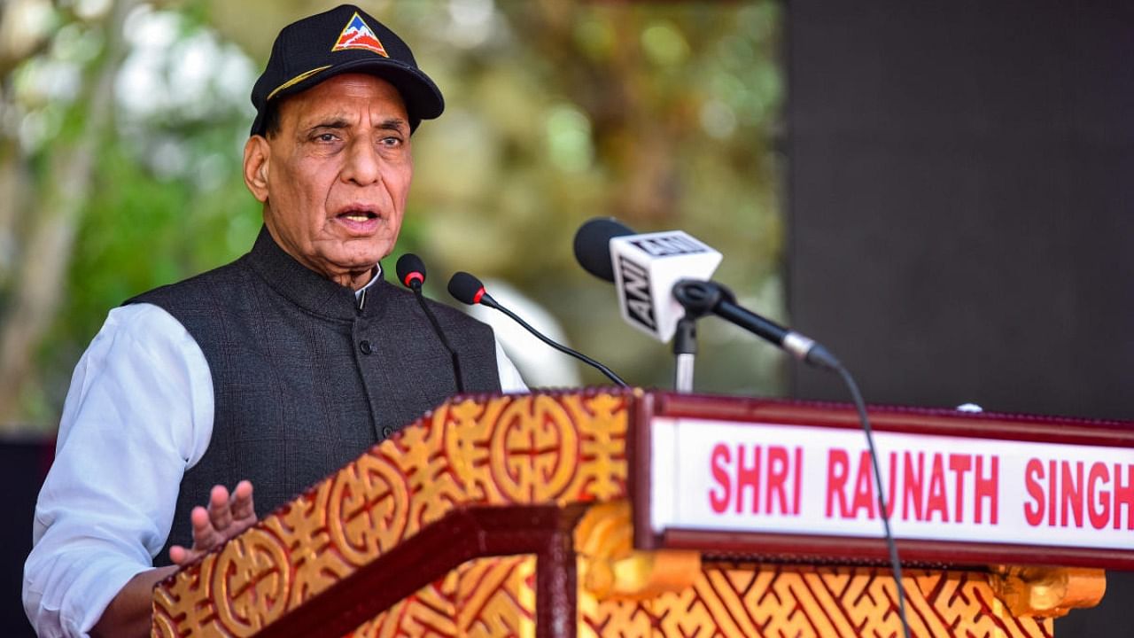 Union Defence Minister Rajnath Singh. Credit: PTI Photo