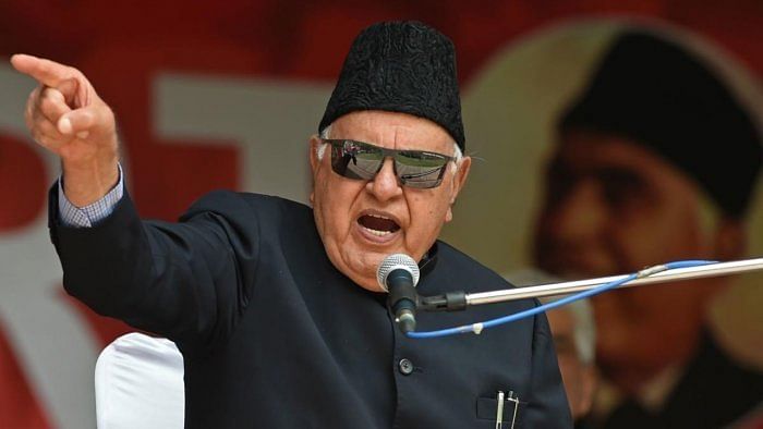 National Conference chief Farooq Abdullah. Credit: AFP File Photo