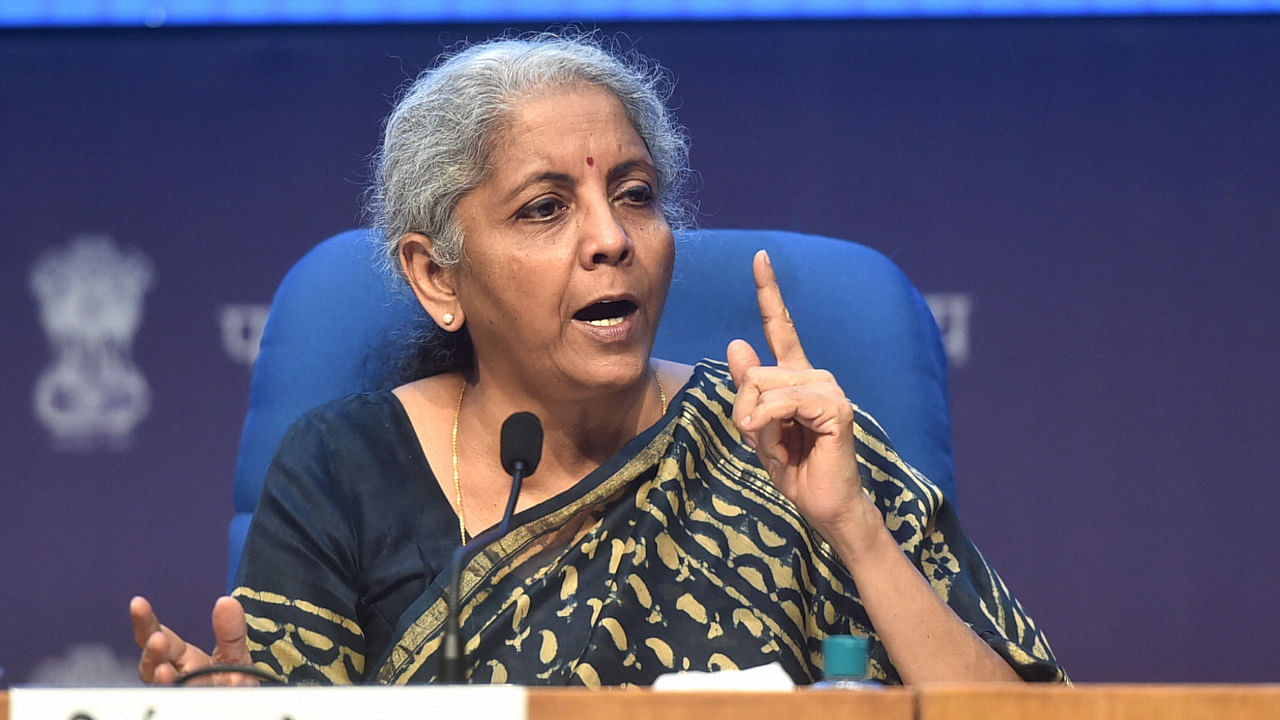 Finance Minister Nirmala Sitharaman. Credit: PTI Photo