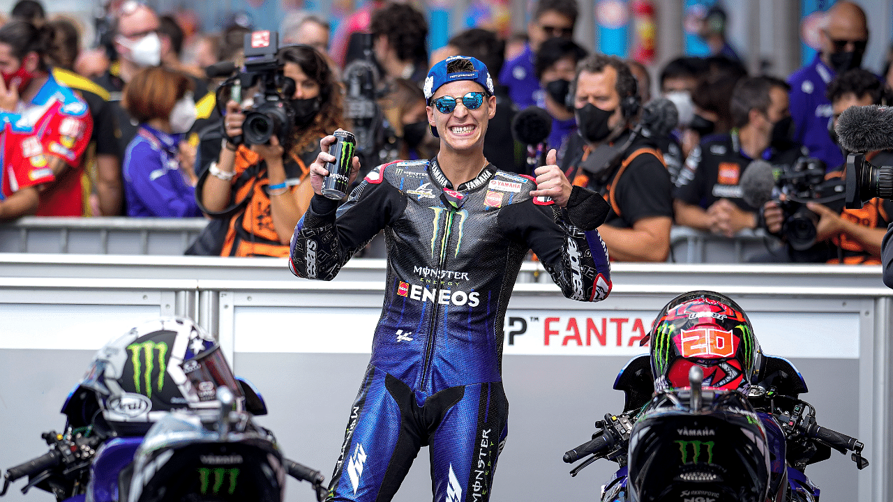 Winner Fabio Quartararo. Credit: Yamaha MotoGP Photo
