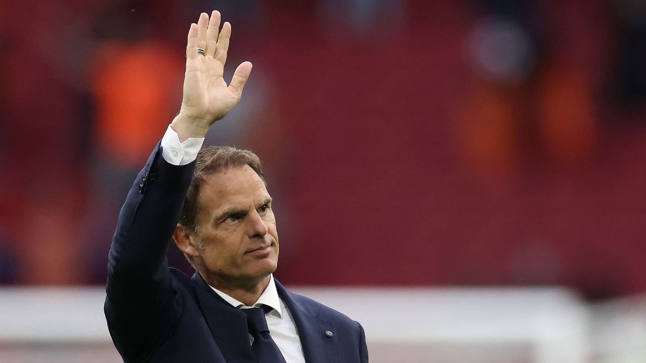 The Dutch football association (KNVB) said De Boer was discussing the terms of his departure. Credit: AFP Photo