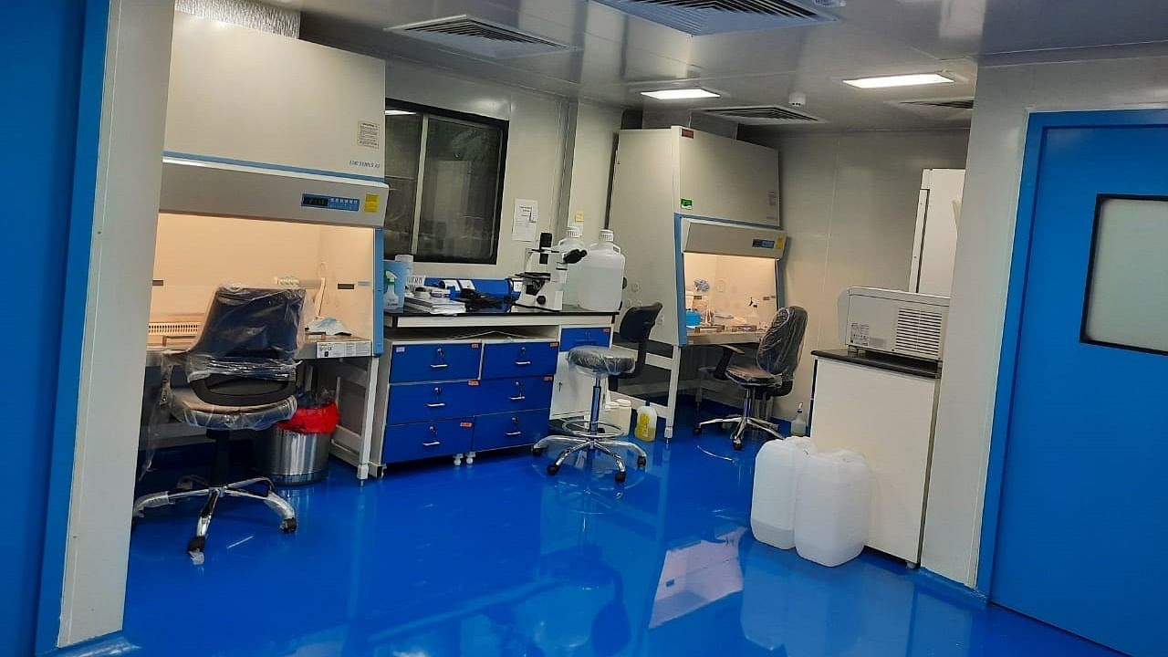 A view of the BSL-3 lab at IISc. Credit: IISc