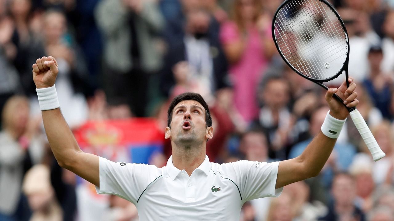Five-time champion Novak Djokovic. Credit: Reuters File Photo