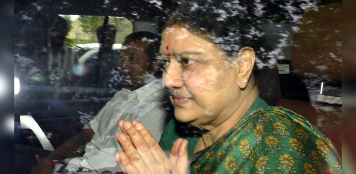 V K Sasikala- Former aide to late J Jayalalithaa. Credit: DH File Photo