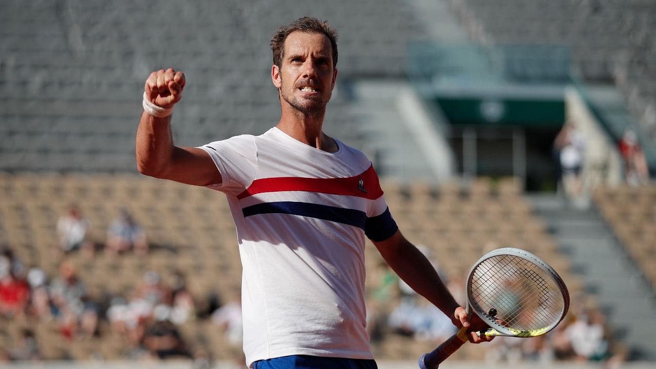 French tennis star Richard Gasquet. Credit: Reuters File Photo
