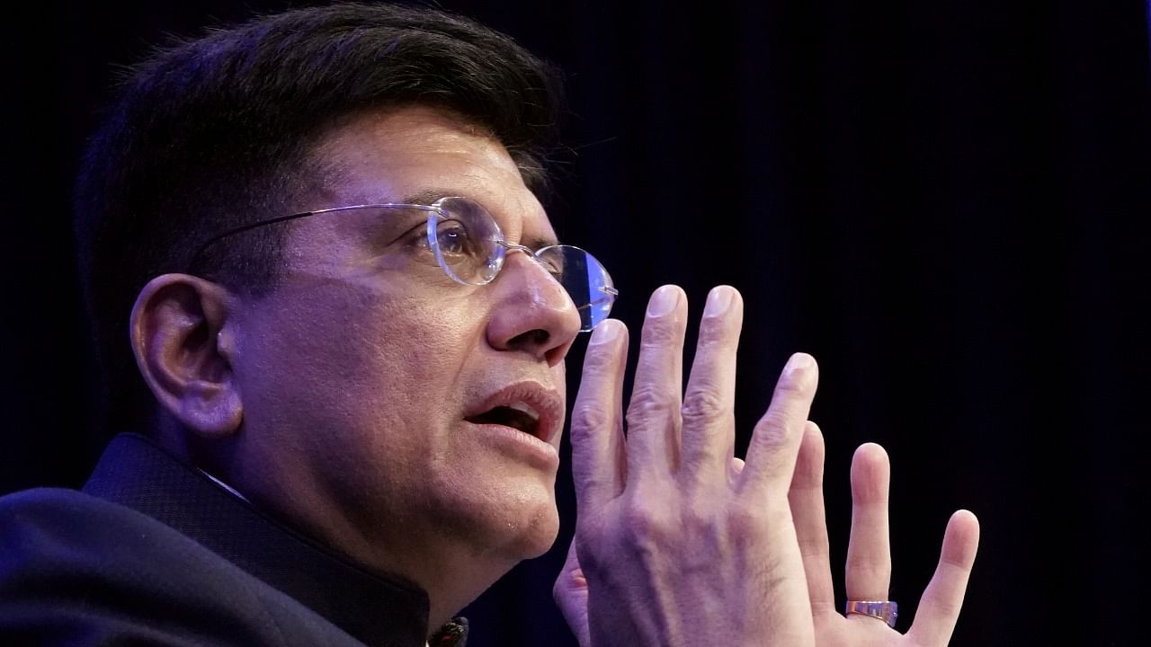 Piyush Goyal, India's Minister of Railways and Minister of Commerce and Industry. Credit: Reuters File Photo