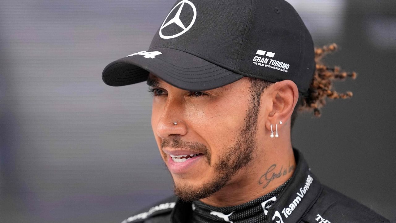  Mercedes' British driver Lewis Hamilton. Credit: AFP File Photo