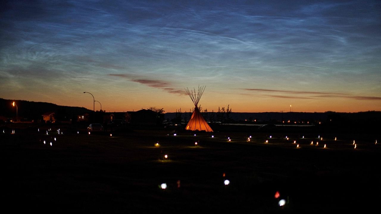 Two Catholic churches in Canada went up in flames early June 30, 2021 amid growing calls for a papal apology for a century of abuses at indigenous residential schools where hundreds of unmarked graves were recently discovered. Credit: AFP Photo