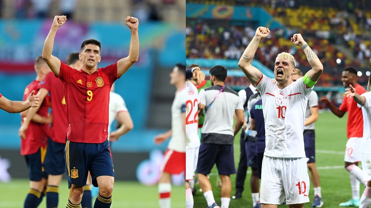 Spain and Switzerland will face each other for the 23rd time at the Euro 2020 quarterfinals. Credit: Reuters, AFP Photos