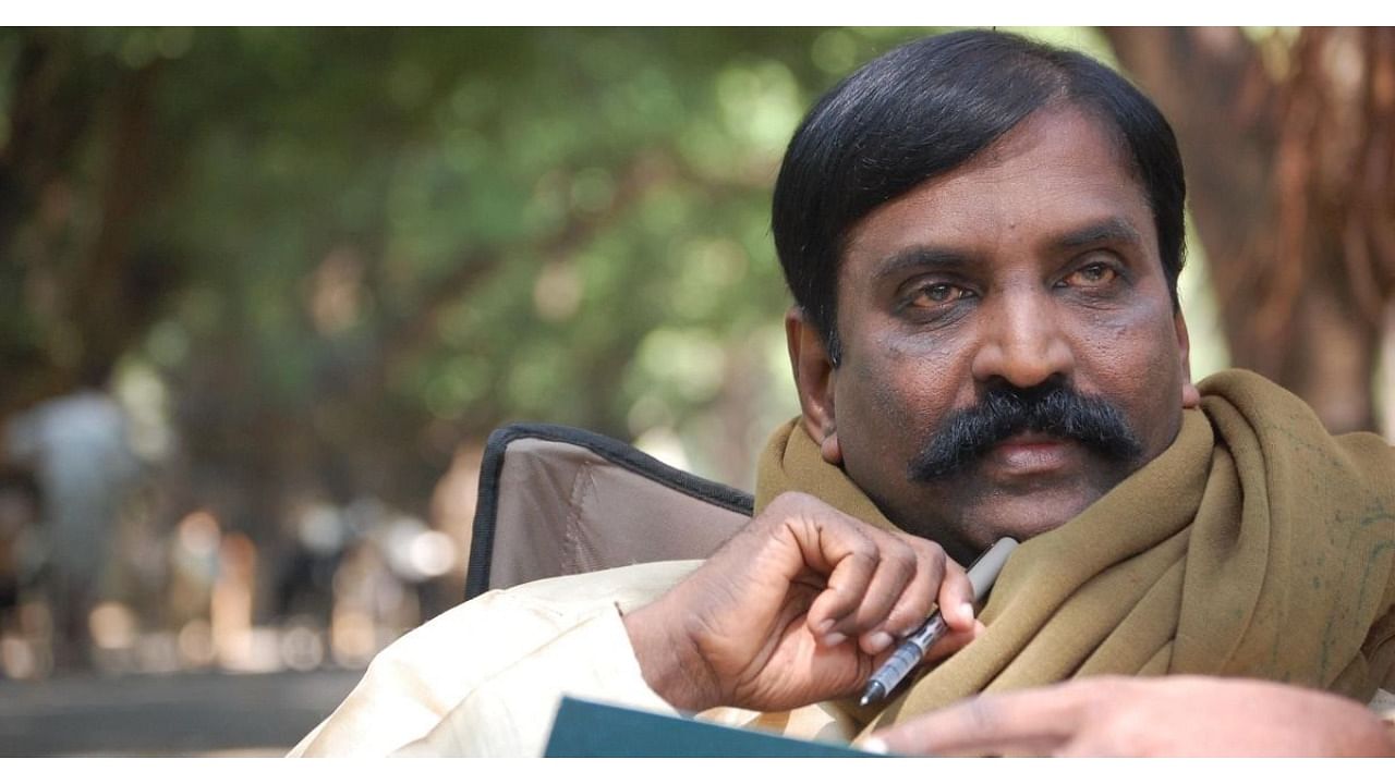 Tamil poet-lyricist Vairamuthu was accused of sexual harassment and misconduct by singer Chinmayi Sripaada. Credit: DH File Photo