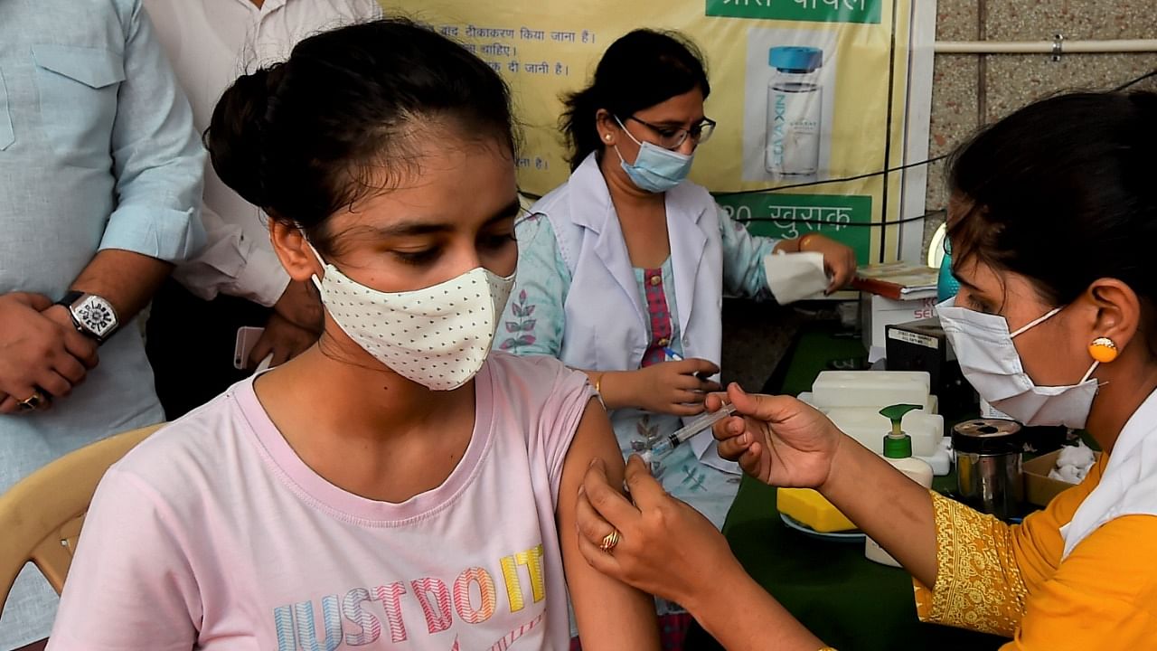 On Thursday, 1,08,586 people in the 18-44 group received their first dose. Credit: PTI Photo