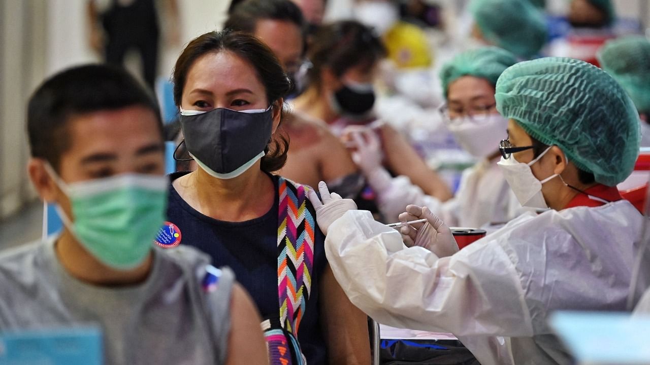 So far, Thailand has only used vaccines from AstraZeneca and China's Sinovac and Sinopharm. Credit: AFP File Photo