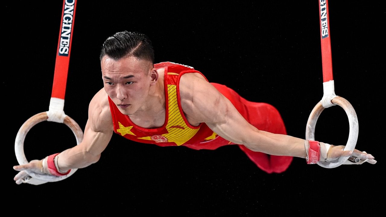 Former world all-round champion Xiao Ruoteng (in picture), two-times parallel bars world champion Zou Jingyuan, Olympic bronze medallist Lin Chaopan and Olympic debutant Sun Wei will compete in the men's all-round event. Credit: Getty images